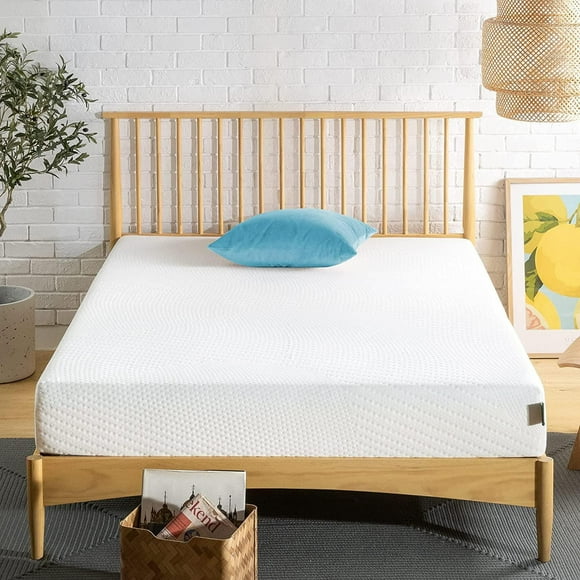 Zinus 8 Inch Green Tea Essential Memory Foam Mattress, Bed-in-a-Box, Affordable Mattress, CertiPUR-US Certified, 10 Years Warranty