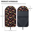 thumbnail image 7 of POLERO Car Seat Towel Cover Sweatproof Warp Kitted Terry Cloth, Compatible with Automotive Seat Covers & Liner, for Cars Trucks SUVs, Rainbow Butterfly Pattern, 7 of 7
