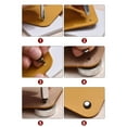 thumbnail image 7 of 100 Sets Leather Rivets 8 x 10mm Metal with 3 Setter Tools, Gold Tone, 7 of 7