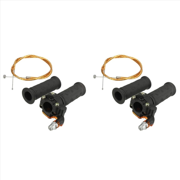 New Arrivals 2 Set Restrictable Twist Throttle Cable for 47cc 49cc Mini Moto Bike Dirt Quad