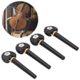 thumbnail image 4 of Clavijas para Violonchelo ANGGREK Madera de ébano + Clavija de Afinación de Concha Blanca 4 Piezas, 4 of 8