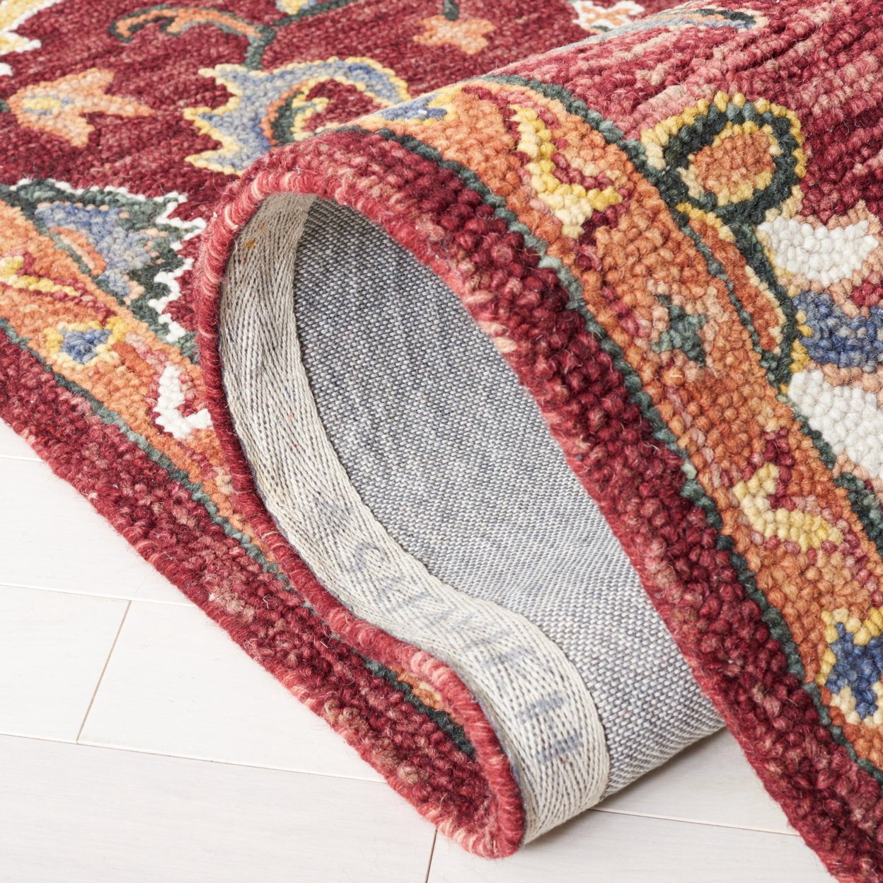 SAFAVIEH Aspen Devyn Tribal Area Rug, Red/Rust, 3' x 5'