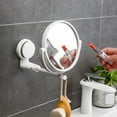 thumbnail image 3 of Miroir de Vanité Pliant Rond Sans Perçage pour Salle de Bain, 3 of 9