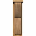 thumbnail image 2 of 6"W x 14"D x 22"H Crestline Rough Sawn Corbel w/Backplate, Western Red Cedar, 2 of 9