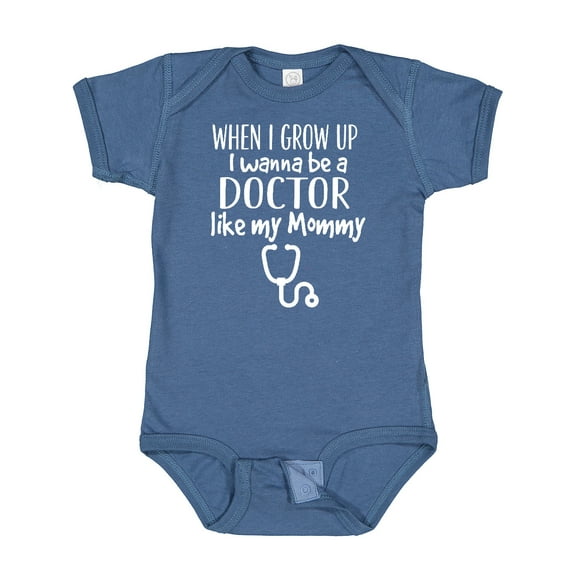 Inktastic Future Doctor Like Mommy Girls Baby Bodysuit