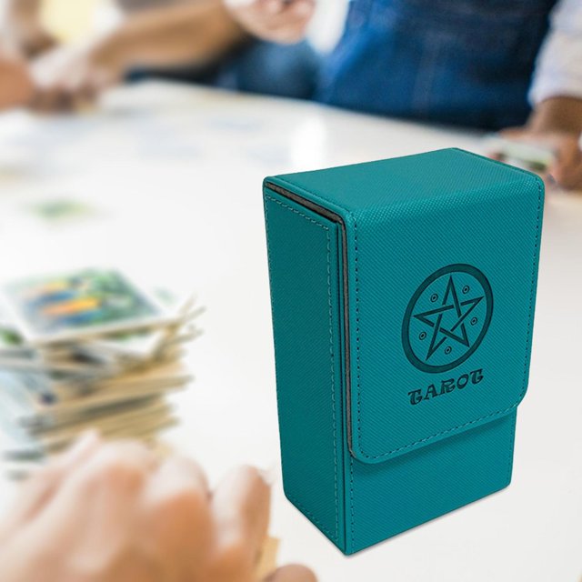 Contenedor protector de almacenamiento resistente de cubierta XL Estuche de cubierta Estuche de almacenamiento de s Hugo caja de almacenamiento de tarjetas