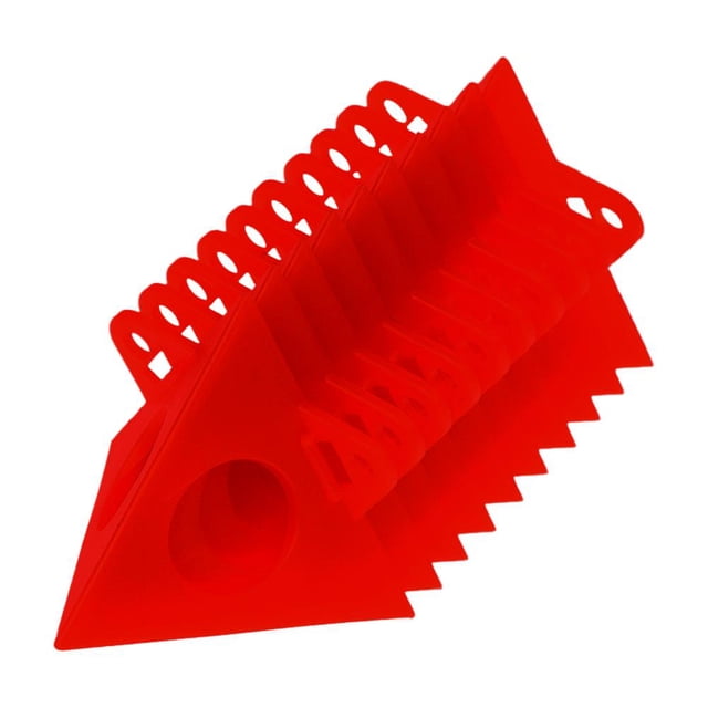 Almohadillas de pintura triangulares, estante de pirámides portátil para carpintería, rojo, 10 Uds.