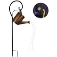 thumbnail image 2 of Guirnalda de luces solares para exteriores, diseño exclusivo, luz de ducha para jardín, metal de calidad, resistente al agua, luces de camino de ahorro de energía para decoración de patio, 1 aspersor, 2 of 6