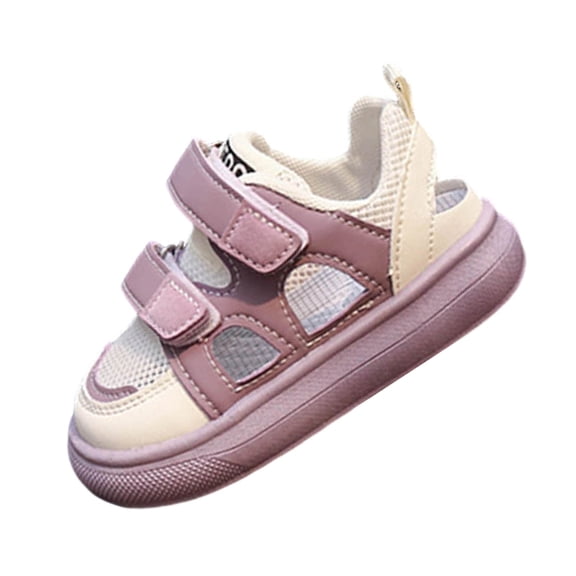 ZACPNCV Boys Open Toe Sandals Breathable Cut Out Design Soft Sole Comfort Beach Summer