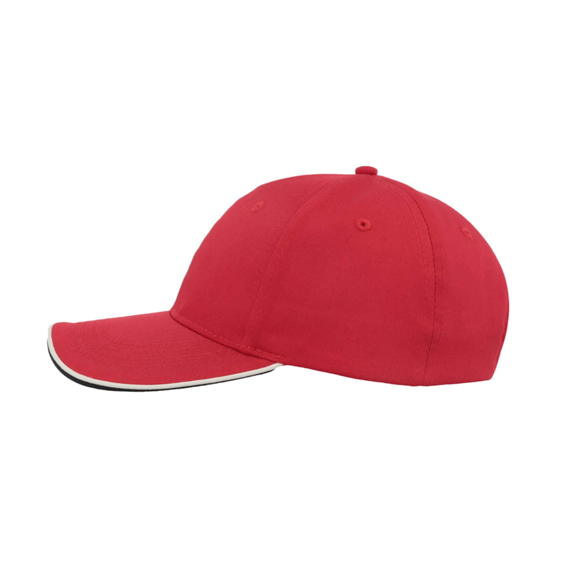 3 a colori SANDWICH CAP 6 Panel Basecap Baseball CAP regolabile 
