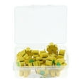 thumbnail image 1 of 20 chinchetas de cartón, colores, madera, flores, puntas, agujas de acero Amarillo, 1 of 7