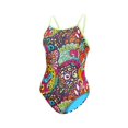 thumbnail image 2 of Dolfin Uglies Women's Print Double Strap Back Swimsuit in Looking Glass, Size 26, 2 of 2
