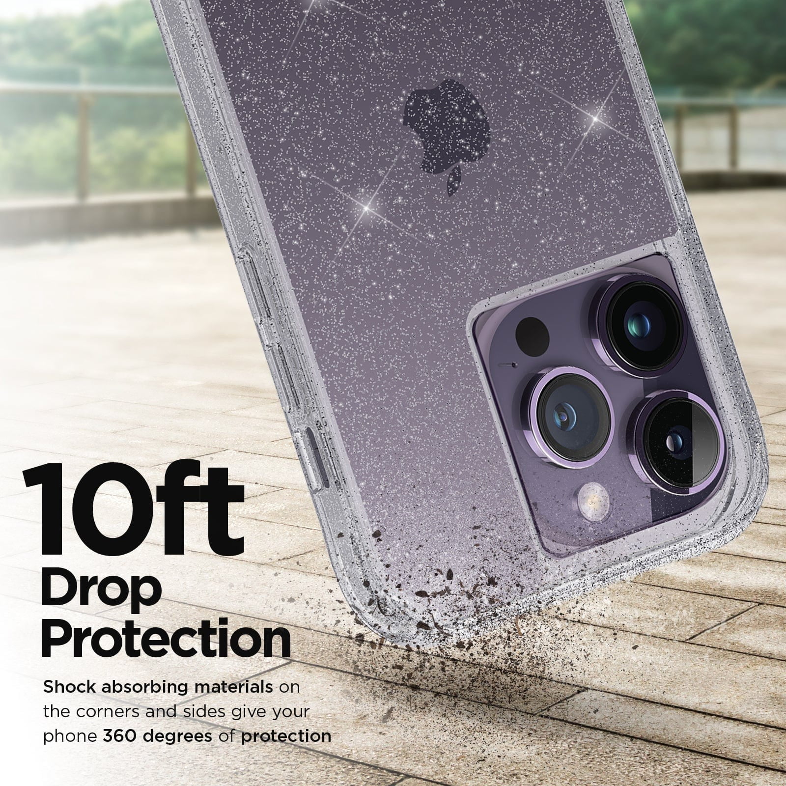 Case-Mate Apple iPhone 14 Pro Case [Wireless Charging Compatible] - 10Ft. Drop Protection - Sheer Crystal
