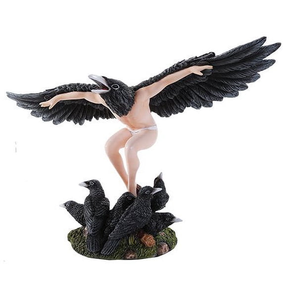 Sheila Wolk Horizon's Passing Raven Fantasy Collectible Figurine