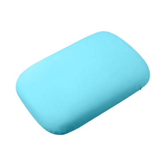 DOLITY Napping Pillow Back Cushion Soft with Removable Cover for Travel Home Office Blue