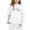 White, variant on XEGLSBU Girls Fall Outfits Size 6-10 Girls Outfits Hoodies Letter Print Sweatshirt Stylish and Comfortable Everyday Wear Girls Fall Outfits 10/12 Brown Size 5-6 Years