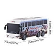 thumbnail image 3 of 2.4GHz Remote Control Bus - 1:30 Scale School Toy with LED Lights for Kids Ages 3+, 3 of 6