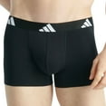 thumbnail image 2 of Adidas Men's Boxer Shorts, 5-Pack - Trunks, Active Flex Cotton, Logo Black 2Xl (Xx-Large), 2 of 6