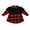Noir Rouge, variante sur Xingqing Bébé Enfant en Bas Âge Girls Vêtements Ensembles Plaids Long Sleeve Shirt Robe + Réservoir Top 2Pcs Vêtements