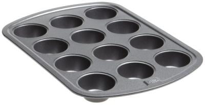 OvenStuff Non-Stick 12 Cup Muffin Pan with Matching Lid with Handles