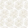 thumbnail image 1 of Papel pintado Guvana, 44 x 1000 cm, vinilo geométrico blanco y beige, 1 of 7