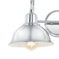 thumbnail image 6 of JONATHAN Y Frisco 17.25" 2-Light Farmhouse Industrial Iron LED Vanity, Chrome, 6 of 7