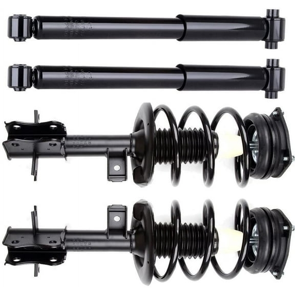 ECCPP Complete Struts Assembly Front Rear Struts Shock Absorber Fit for 2007 2008 2009 2010 2011 2012 for Nissan Sentra Set of 4