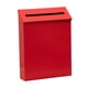 thumbnail image 5 of Buzón de pared con tapa para periódicos, decorativo, de metal. Rojo, 5 of 9