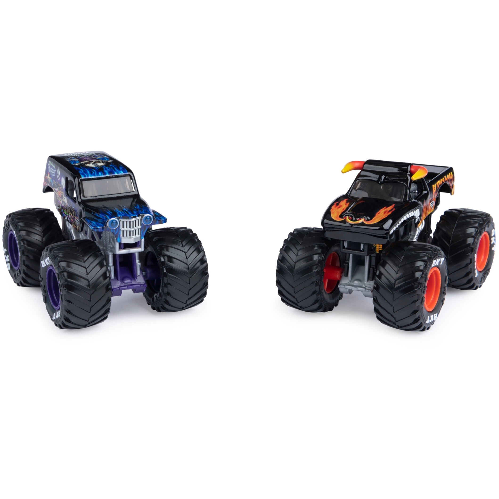 Monster Jam, El Toro Loco Vs. Son-uva Digger 1:64 Scale Die-Cast Trucks