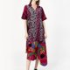 thumbnail image 1 of WILLBEST Vestido Floreado Para Mujer 2025, Falda Informal Con Estampado De Leopardo Para Primavera Y Verano, Vestido Holgado Con Cuello En V Estampado Para Mujer, 1 of 3