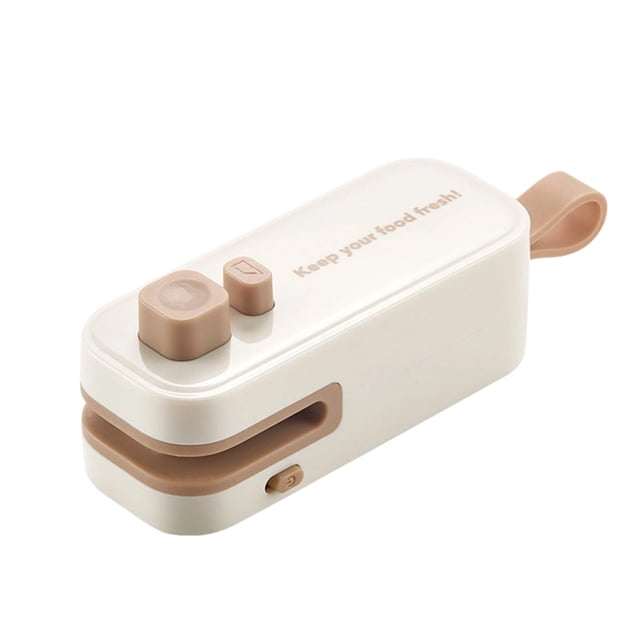 Coffee Portable Mini Sealing Machine Handheld Bag Sealer Heat Sealing Tool With Magnetic Tail For Refrigerator Attachment Fast Heating Technology For Food Storage Snacks Preservation Home