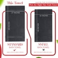thumbnail image 6 of RIVERSIDE Cotton Large Bath Towels 27 x 54 Set of 4 with 600 GSM Soft Absorbent for Hotel & Spa - Charcoal, 6 of 8