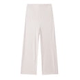 thumbnail image 4 of YUEHUA Women's Maternity Pants Casual Loose Wide Straight Leg Cozy Pant Pregnancy Palazzo Lounge Trousers with Pockets, 4 of 6