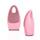 thumbnail image 1 of Cepillo de limpieza facial sónico Brillar Limpiador Facial Impermeable Silicona Suave Masajeador Viaje Inalámbrico Carbón de Bambú Rosa, 1 of 5