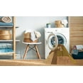 thumbnail image 2 of Ahgly Company Machine Washable Indoor Square Transitional Yellow Area Rugs, 6' Square, 2 of 7