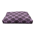 thumbnail image 4 of Purple Mandala Pet House, Vintage Beauty Boho Round Motif Art Inspiration Design, Outdoor & Indoor Portable Dog Kennel with Pillow and Cover, 5 Sizes, Black Redwood Violet, by Ambesonne, 4 of 5