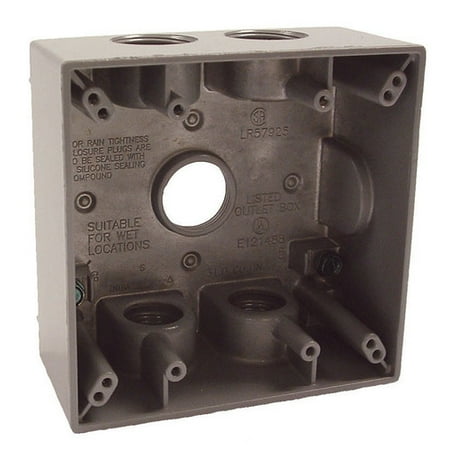 HubbellRaco Two Gang Weatherproof Box