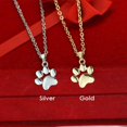 thumbnail image 3 of Peyan Silver Dog Paw Pendant Necklace, 3 of 9