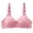 B, variant on Striped Print Thin Women Bra Breathable Gathers Comfort No Steel Ring Underwear, B, Purple