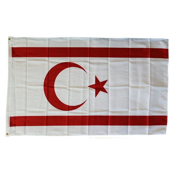 Northern Cyprus - 3'X5' Polyester Flag