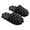 Black, variant on AUXDIQ Bathroom Slippers Women Men Non Slip House Shoes Shower Sandals Beach Pool Slides, Black, 10.5/11 US
