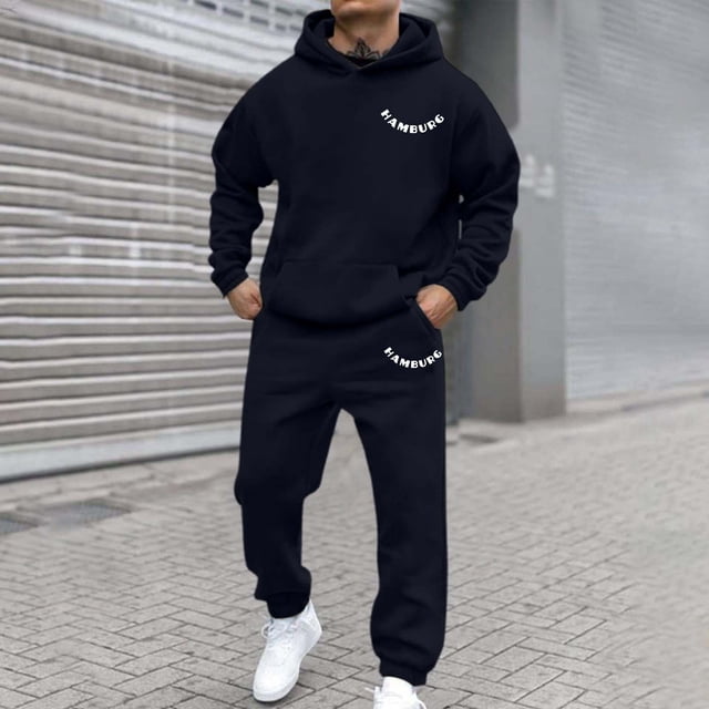 WILLBEST Sudaderas Deportivas para Hombre, Sudadera con Capucha De Gran Tamaño para Hombre, Ropa Deportiva Informal, Otoño Invierno 2025, Ropa De Calle De Moda Hop XXXXGrande