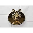 thumbnail image 4 of Kingston Brass KS3032AX  Single-Handle Three-Way Diverter Valve with Round Trim Kit, Polished Brass, 4 of 9