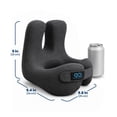 thumbnail image 4 of Everlasting Comfort Upgraded Airplane Neck Pillow Memory Foam Travel Headrest, Gray, 4 of 11