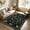 Black, variant on Lahome Vintage Boho Area Rug 8'x10', Beige Insect Pattern Washable Rugs for Living Room, Ultra-Thin Non-Slip Soft Carpet for Bedroom Dining Room Playroom Nursery Home Office, Large Rugs, Beige