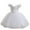 Style C#006 White, variant on Girls Princess Gown Performance Kids Girls Tulle Dress with 3D Floral Appliques Short Sleeve Ball Gown Style for Special Occasions and Parties Princess Dress Up for Girls 4-6 (Champagne 18M)