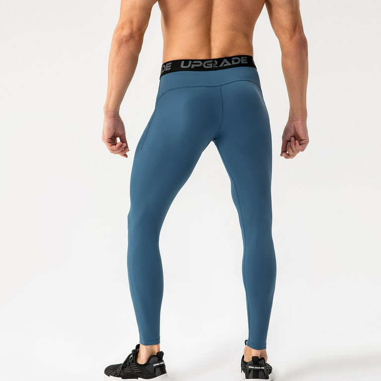 Mallas de Compresion Men Sports Running Compression Tight Leggings