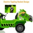 thumbnail image 3 of 4WD Ride On Dump Truck, Ride On Car with Remote Control, 12V Kids Electric Car, Ride On Toys with Electric Dump Bed, Dos velocidades, Música para niños, 3 of 8