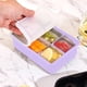 thumbnail image 5 of Bandeja grande de cubitos de silicona para whisky y cócteles | Molde hexaédrico con tapa | Fácil desmoldeo antiadherente | Fabricante de bloques grandes de hielo para congelador | Grado alimenticio, 5 of 6