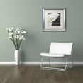 thumbnail image 4 of Trademark Fine Art "Fleurs Blanc I" Canvas Art by Color Bakery White Matte, Silver Frame, 4 of 4